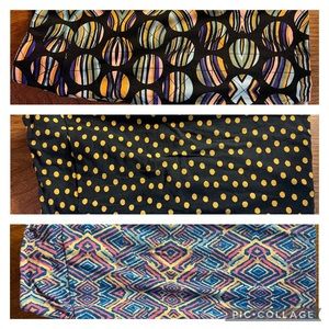 LuLaRoe - Tall & Curvy Leggings - 3 pairs - variety pack - SALE